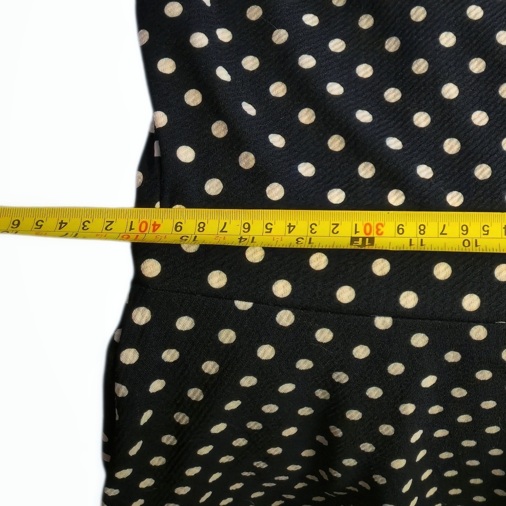 Gilli Black And White Polka Dot Sleeveless Dress. Size L-XL. - Picture 4 of 7